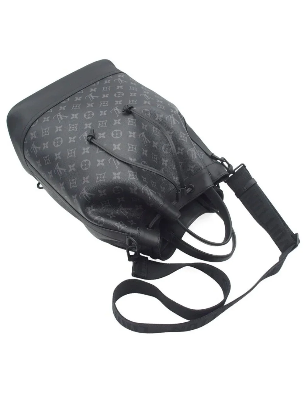 Louis Vuitton Maxi Noe Sling Black Monogram Eclipse 2-Way Shoulder Bag